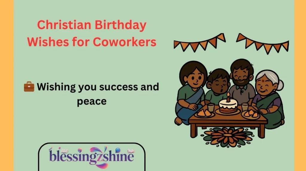 Christian Birthday Wishes for Coworkers