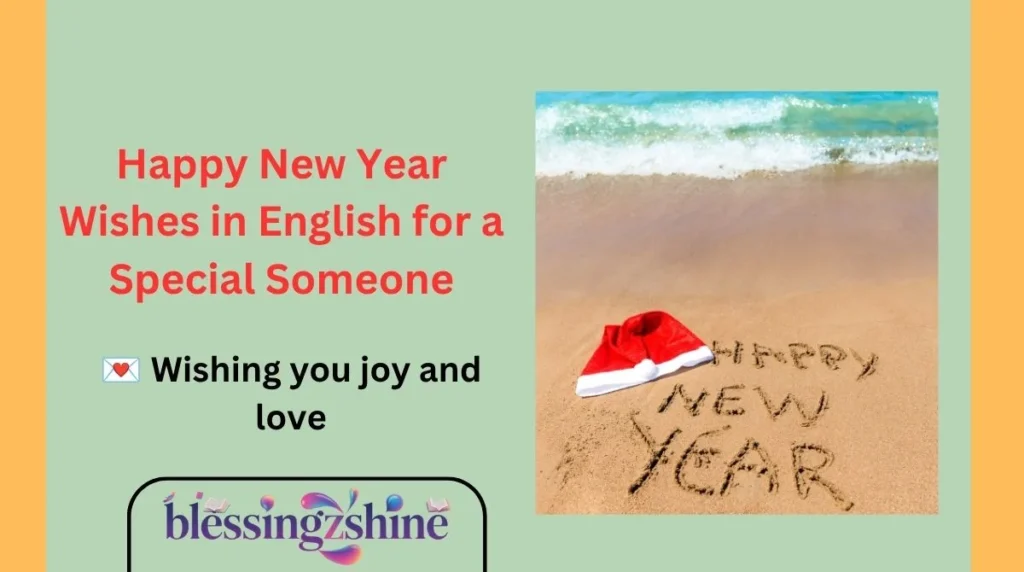 Happy New Year Wishes in English for a Special Someone
