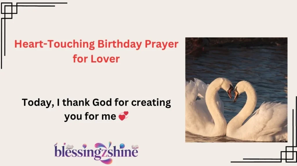Heart-Touching Birthday Prayer for Lover