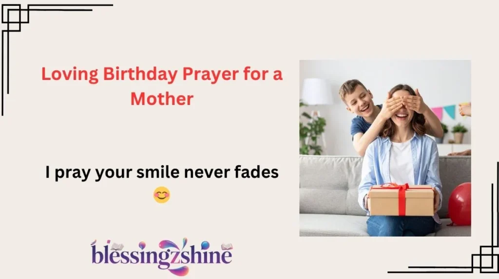Loving Birthday Prayer for a Mother