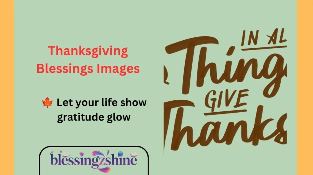 Thanksgiving Blessings Images