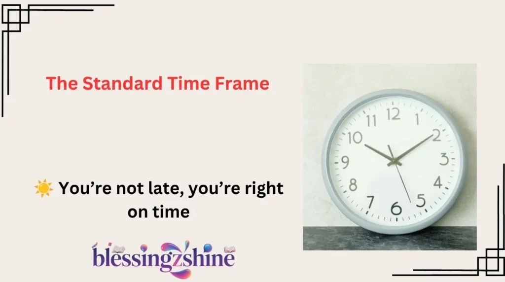 The Standard Time Frame