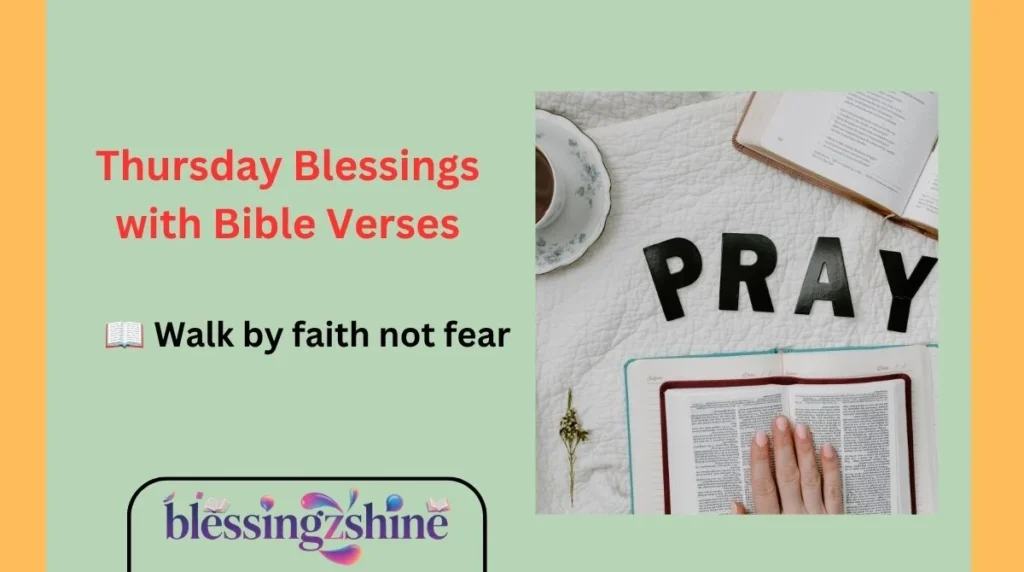 Thursday Blessings with Bible Verses