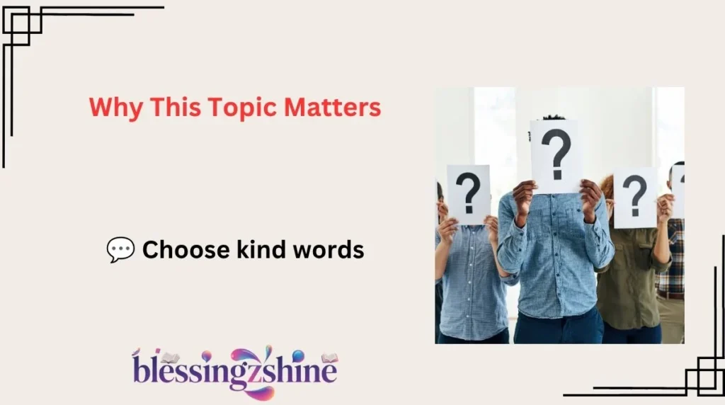 Why This Topic Matters