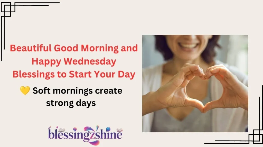 Beautiful Good Morning and Happy Wednesday Blessings to Start Your Day