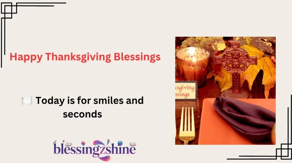 Happy Thanksgiving Blessings