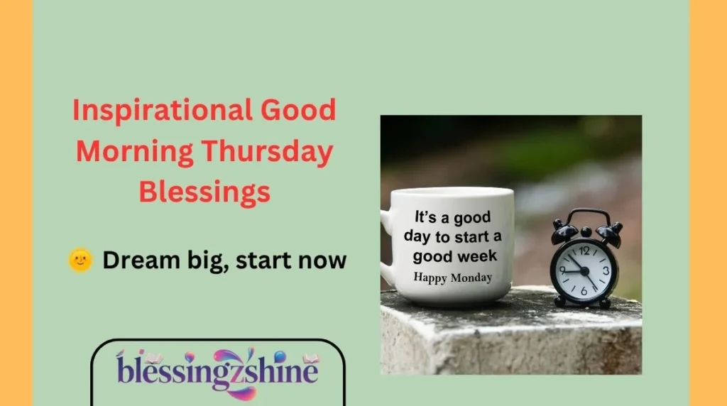 Inspirational Good Morning Thursday Blessings