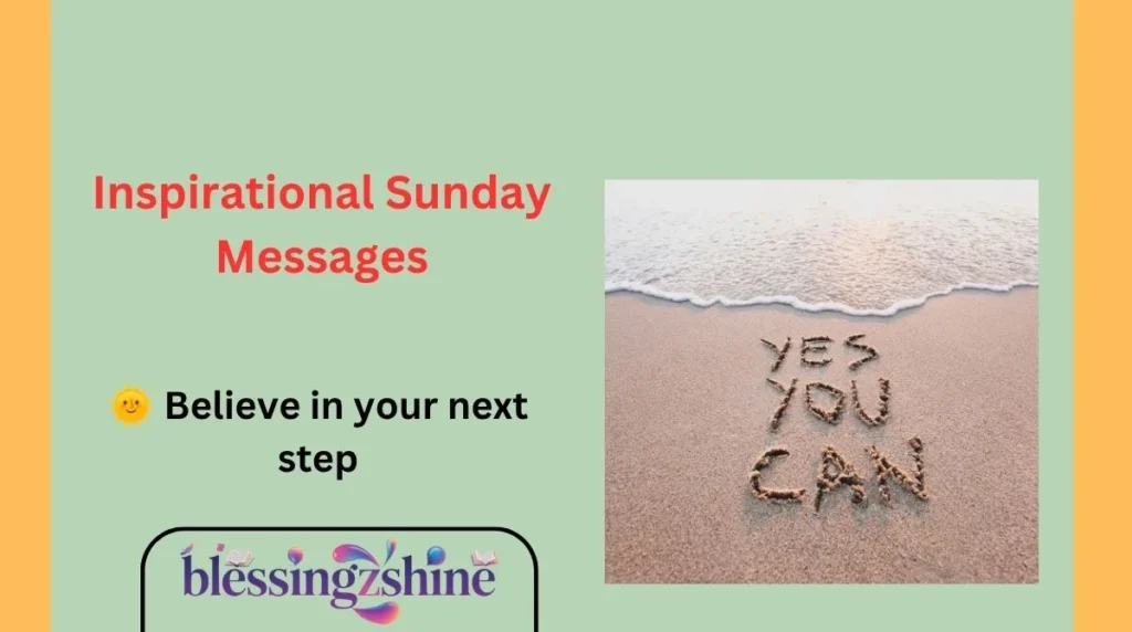 Inspirational Sunday Messages