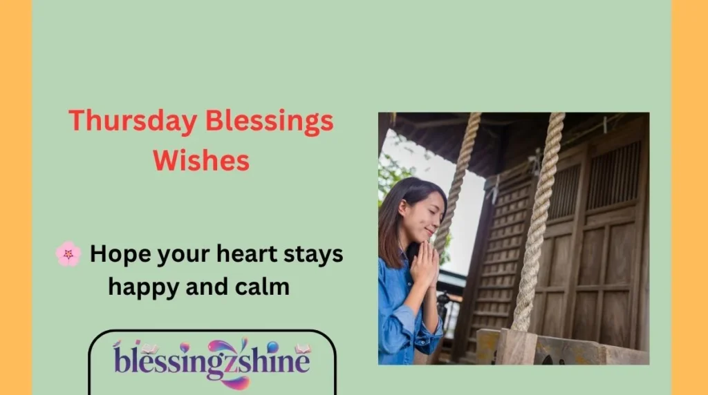 Thursday Blessings Wishes