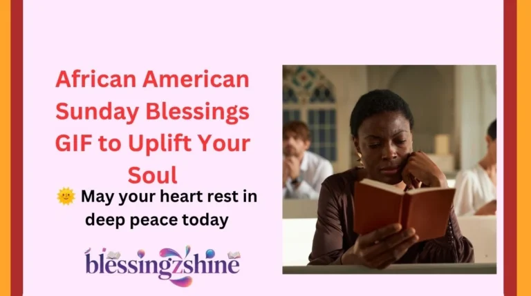 African American Sunday Blessings GIF to Uplift Your Soul