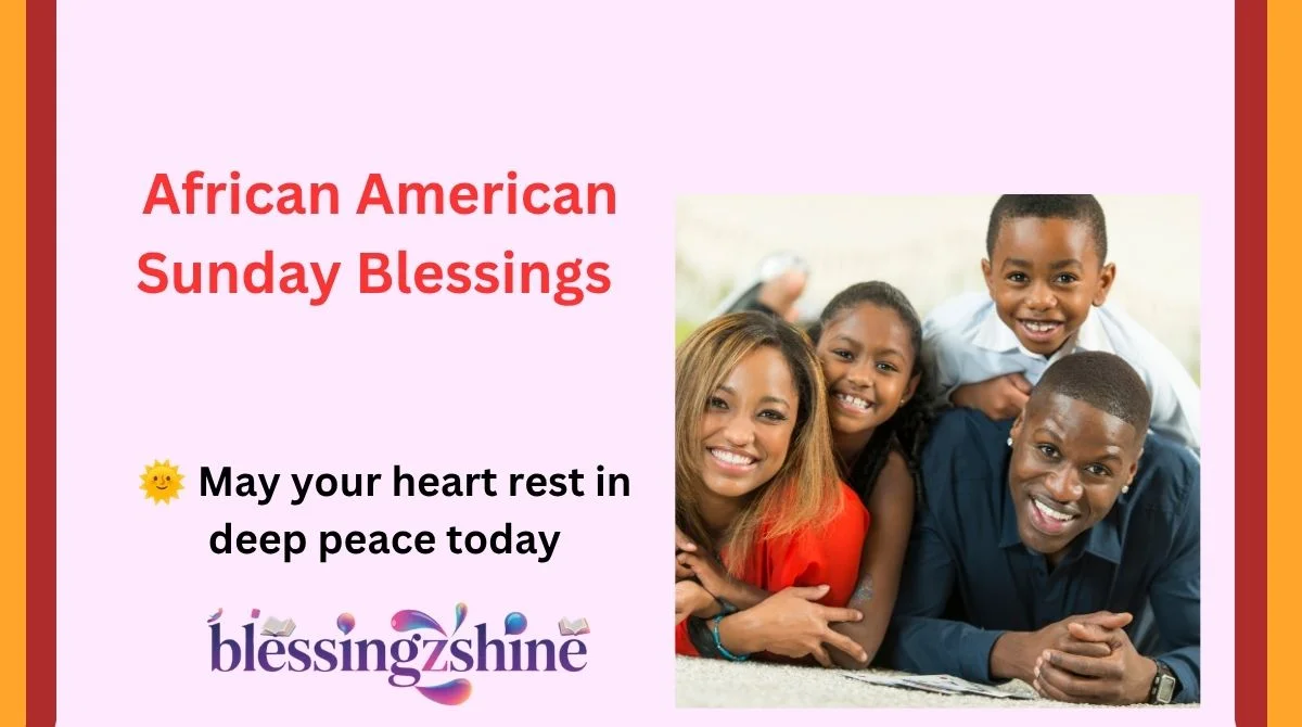 African American Sunday Blessings