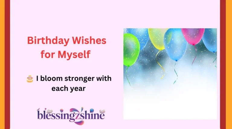 Birthday Wishes for Myself