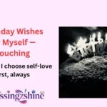 Birthday Wishes for Myself — Touching