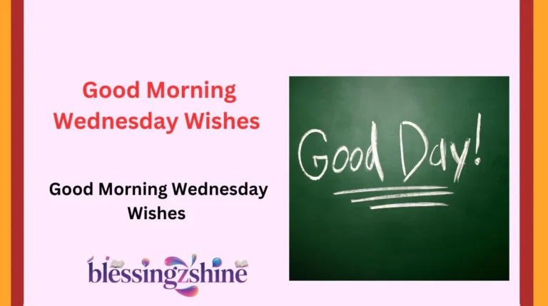 Good Morning Wednesday Wishes