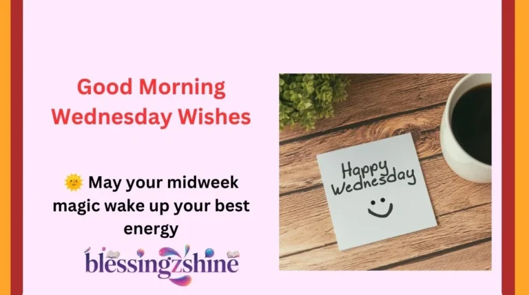 Good Morning Wednesday Wishes
