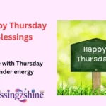 Happy Thursday Blessings