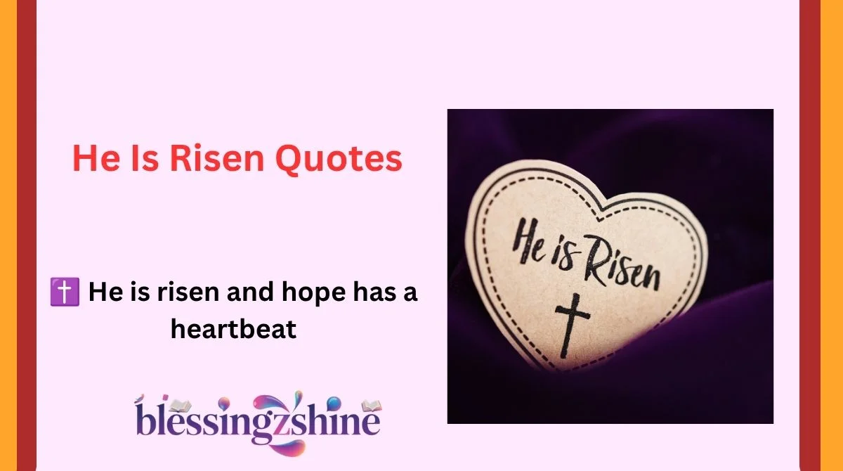 He Is Risen Quotes