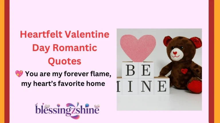 Heartfelt Valentine Day Romantic Quotes