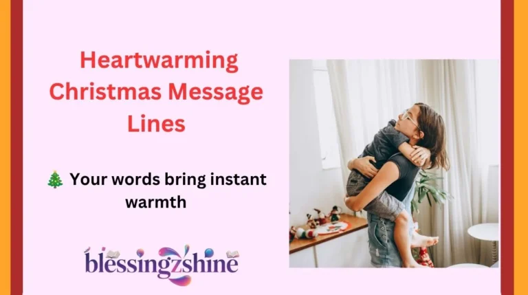 Heartwarming Christmas Message Lines