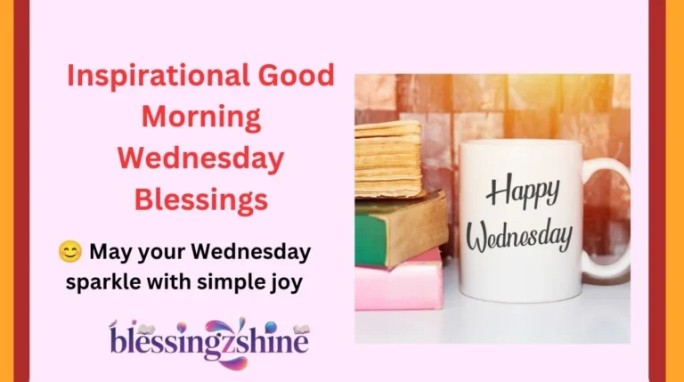 Inspirational Good Morning Wednesday Blessings