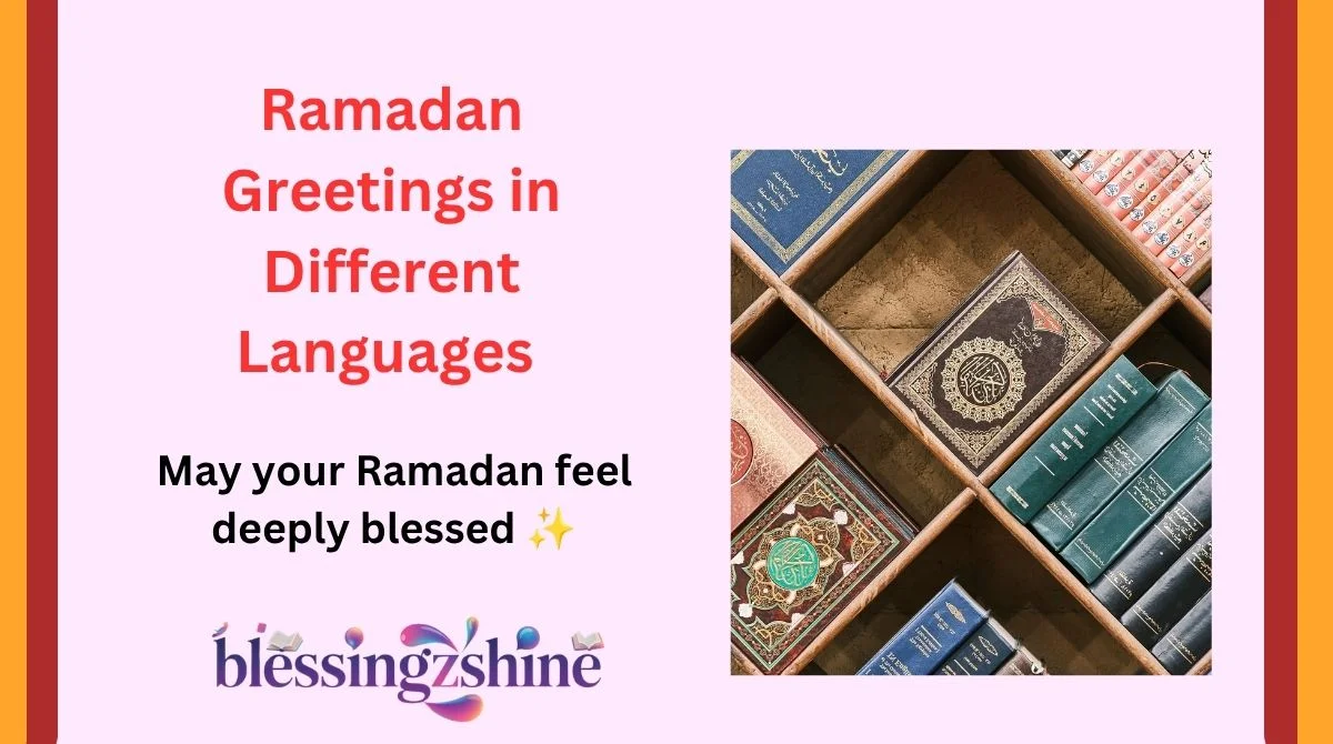 Ramadan Greetings in Different Languages