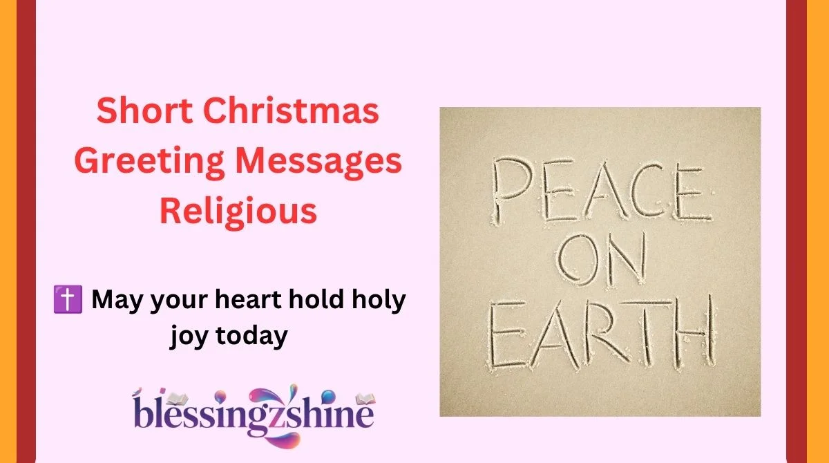 Short Christmas Greeting Messages Religious