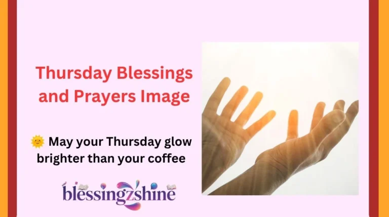 Thursday Blessings and Prayers Image