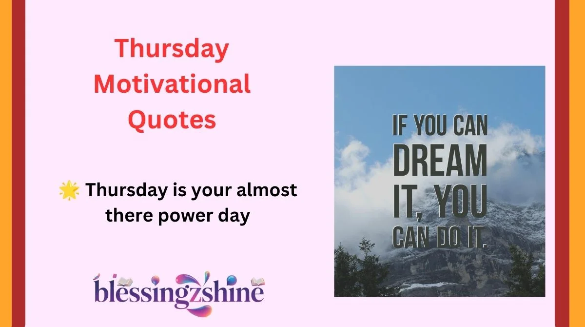 Thursday Motivational Quotes