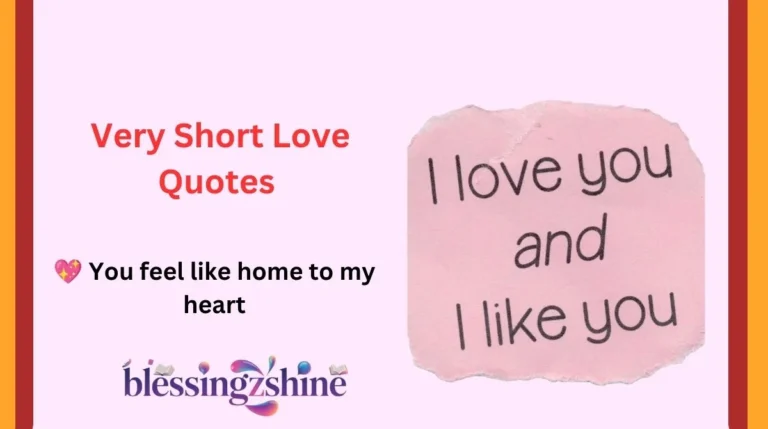 Very Short Love Quotes