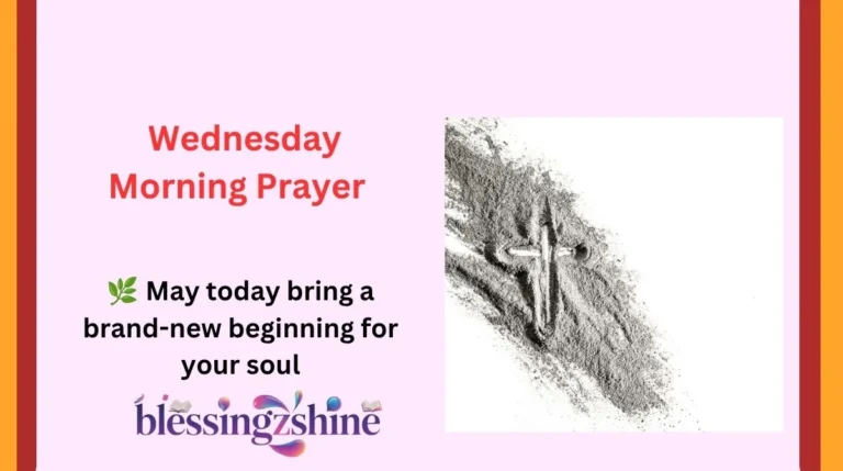 Wednesday Morning Prayer