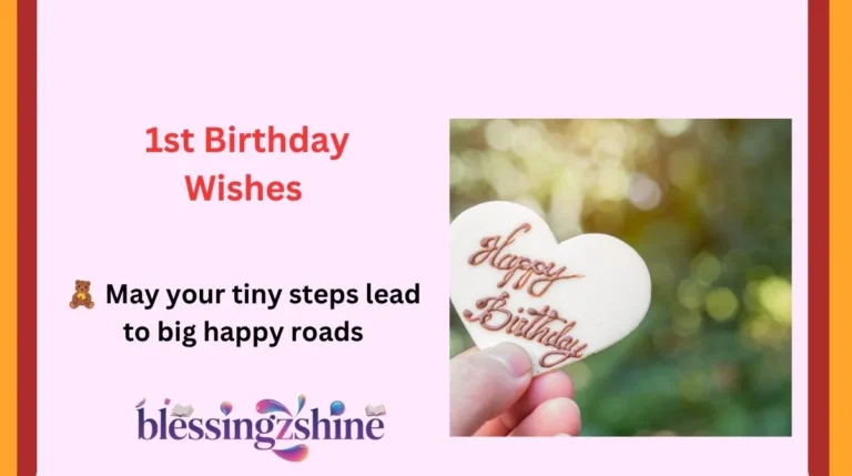 1st Birthday Wishes