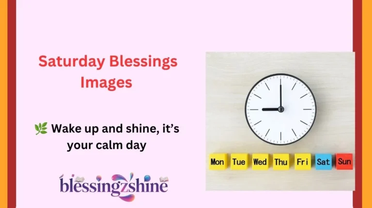 Saturday Blessings Images