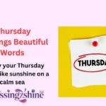 Thursday Blessings Beautiful Words